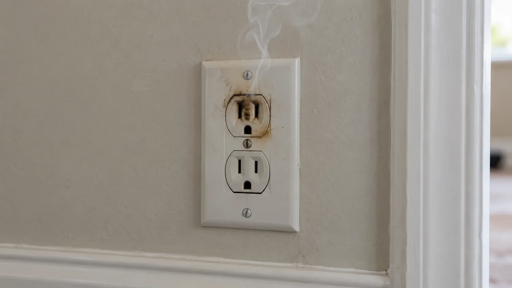 Emergency electrician arriving for electrical repair